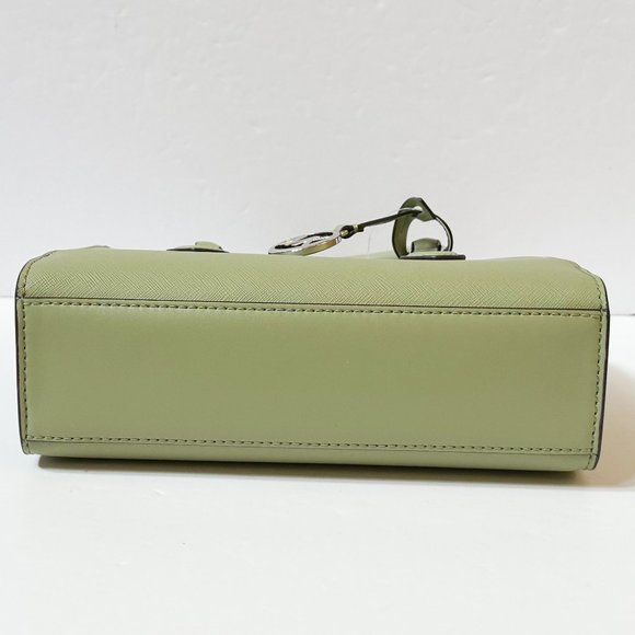 Michael Kors Sheila Small Satchel Shoulder Crossbody Bag Light Sage - Picture 7 of 12